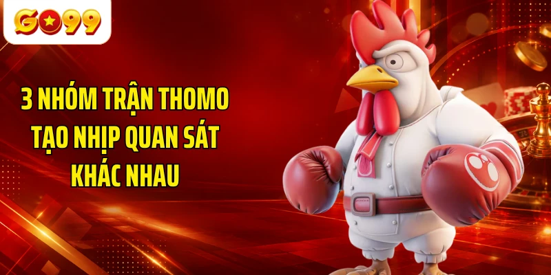 3 nhóm trận Thomo tạo nhịp quan sát khác nhau