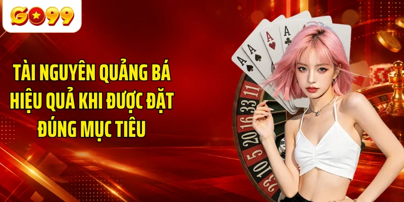 Tài nguyên quảng bá hiệu quả khi được đặt đúng mục tiêu
