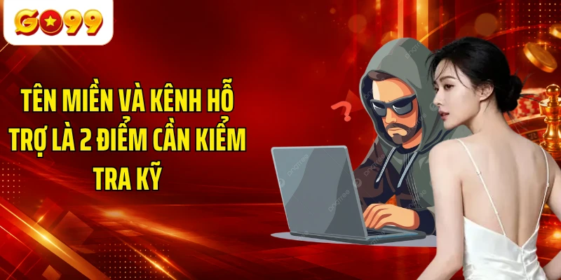 Tên miền và kênh hỗ trợ là 2 điểm cần kiểm tra kỹ
